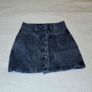 Black wash Jean skirt Abercrombie & Fitch